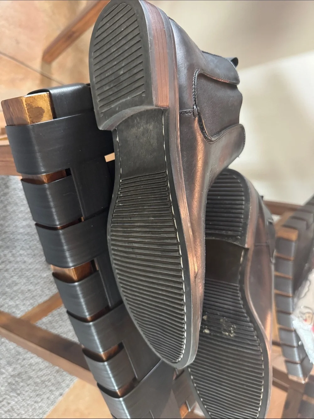 Nordstrom Black Leather Chukka Boots